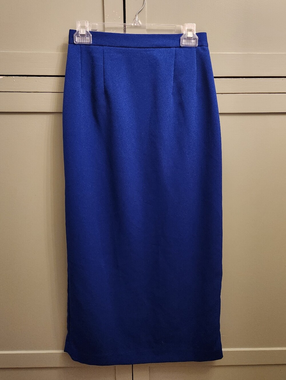 Women's Royal Blue 90s Pencil Skirt